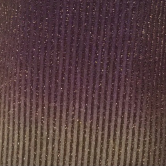 PURPLE GRAY OMBRÉ’ DETAILED SHIMMER DRESS - Picture 6 of 7